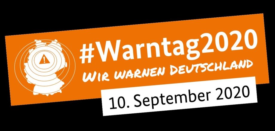 Flyer: Zum Warntag 2020. Wir warnen Deutschland. 