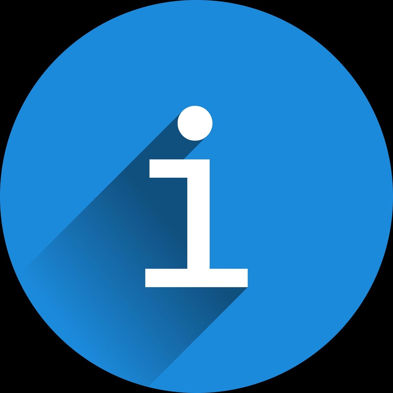 Information Es ist ein weißes i in einem blauen Kreis zu sehen, welches symbolisieren soll, dass dieser Beitrag Informationen enthält
