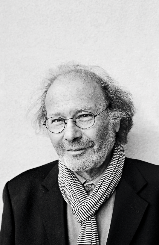 Michel Bergmann Schwarz-Weiß Portrait von Michel Bergmann.