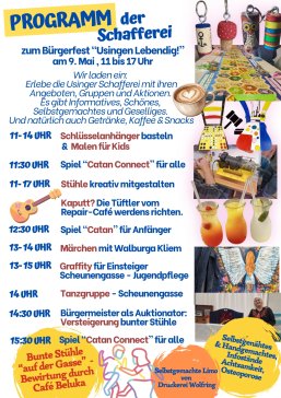 Blue and Yellow Playful After School Program Poster - 1