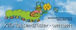 KiTa-Schild.indd Logo der Kita Tausendfüßler Usingen