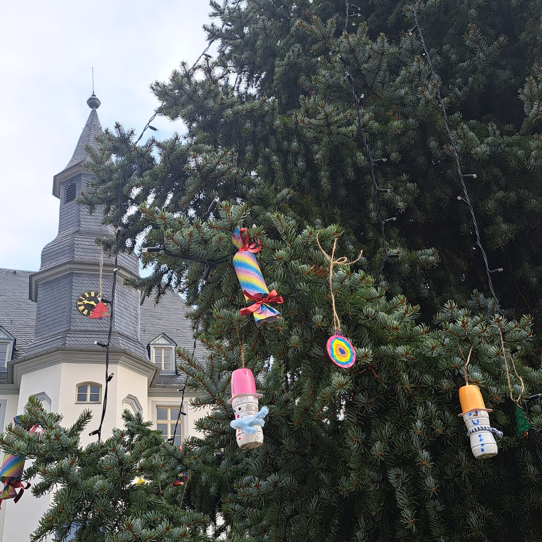 Geschmückter Tannenbaum