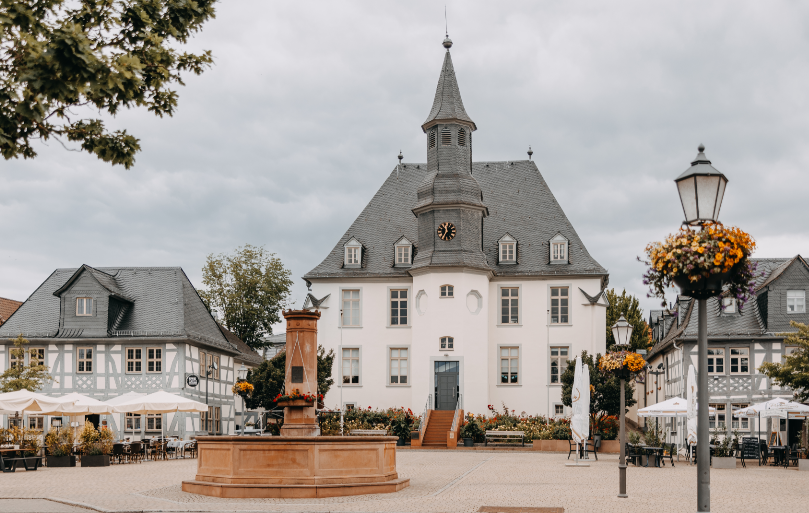 Hugenottenkirche am Alten Marktplatz in Usingen
