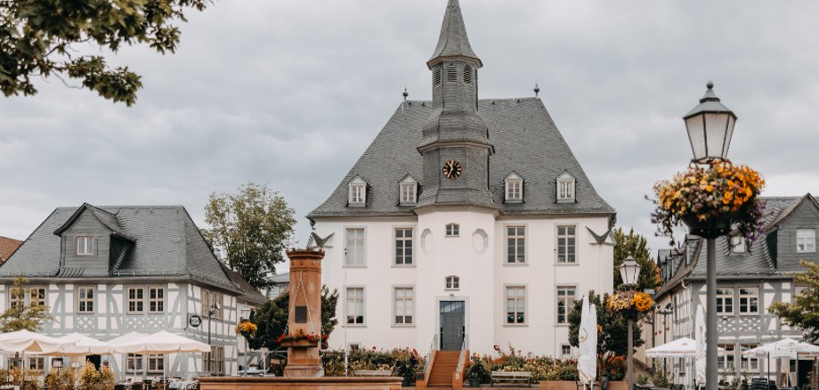 Hugenottenkirche am Alten Marktplatz in Usingen