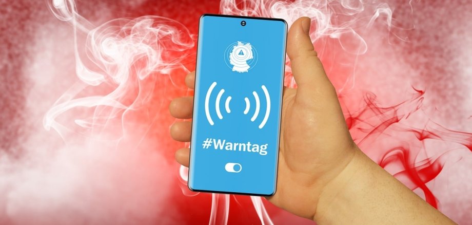 Warnmeldungssymbol/ Warnmeldungsinformation auf dem Telefon