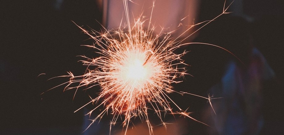 Wunderkerze Leuchtende Wunderkerze.